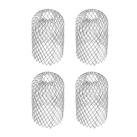 1/2/3/5 4x justerbar storlek aluminiumrännskydd för avlopp 13cm high 8cm diamet