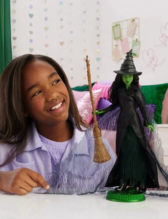 Wicked Wicked Elphaba Deluxe-Modepuppe Movie 2 - Multi/patterned - ONE SIZE