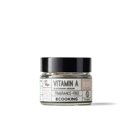 Ecooking A-vitamin Serum 0,15% 15 stk. - Cellefornyelse, Kollagenproduktion, Udjævning, Pigmentpletter