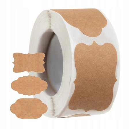 Etiketter Klistermærker Til Syltetøjsglas 300 stk.