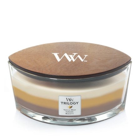 Woodwick Trilogy Candles Café Sweets 453,6gr - Candela Profumata
