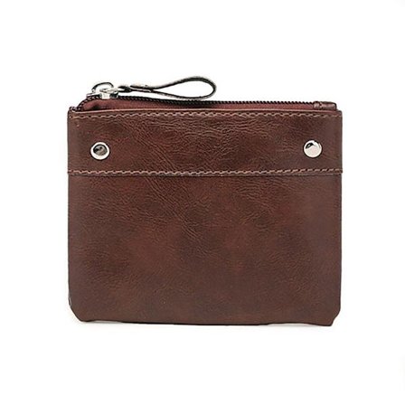 Rummelig pung / møntpung med lynlås - Vælg farve