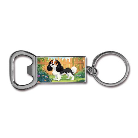 Barn Söt Tecknad Cavalier King Charles Spaniel Hund Flasköppnare