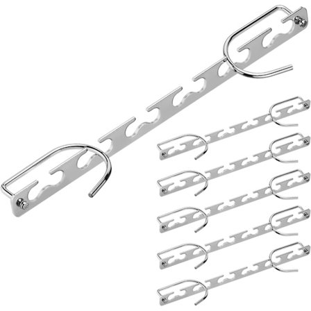 Kleshengere - Plassbesparende metallkleshengere - Kan også brukes til å henge opp skjørt eller bukser - Garderobeorganisator