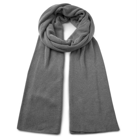 Hiems | Gråt Genanvendt Bomuld Halstørklæde til mænd - Vinterhalstørklæder