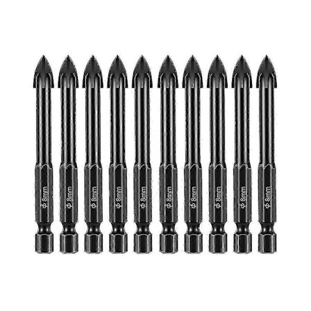 Keramisk borr Hexagon Kakelborr Betong Cement Väggborrning Borr 8mm LZY