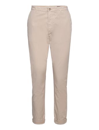 News Edit Trousers Chinos Bukser Beige Hope*Betinget Tilbud