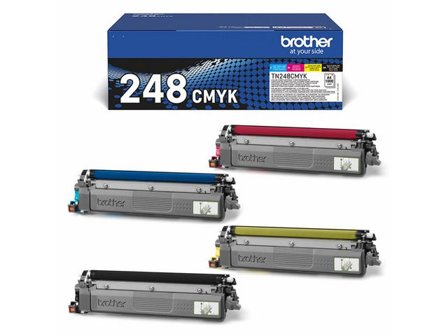 Brother Toner TN248VAL 4x1K CMYK 4/fp - Lyreco - Toner och bläck - Tonerkassetter - Toner Brother