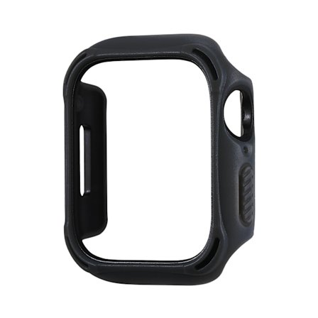 2 ST För Apple Watch 45mm Stötfångarfodral, Robust Fodral för Apple Watch Serie 7 Slitstarkt Skyddsfodral, Flexibelt Stöttåligt