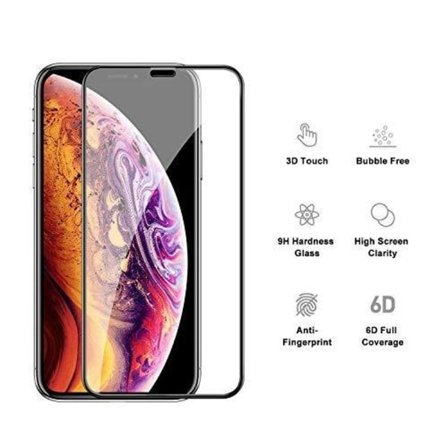 Heltäckande härdat glas för iphone X/11 pro