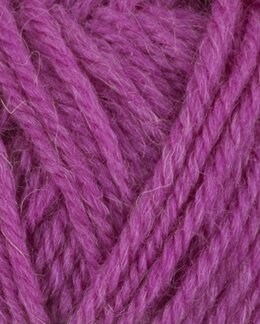 Garn NordWool 50g Mörkrosa