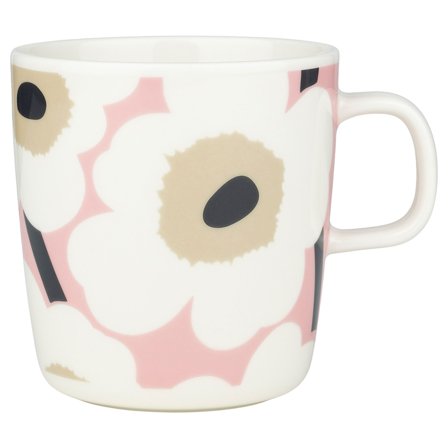 Marimekko Unikko mugg 4 dl, off white/rosa/sand | Dukning & Servering > Muggar & Koppar | Bagaren och Kocken