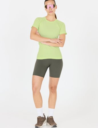 Endurance Halen W Seamless S/S Tee - Green - S/M