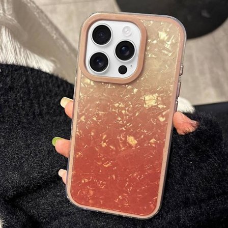 iPhone 16 Pro Skal med PC Linsering, Gradient och Textur – 3 1 Telefon Skal