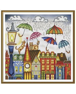 Kirjontapakkaus Taulu Fall in love