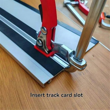 160x60mm Hurtig Styreskinne Skraldeklemme Træbearbejdning F Klemme Hurtig Fastspænding til Styreskinnesystem Han