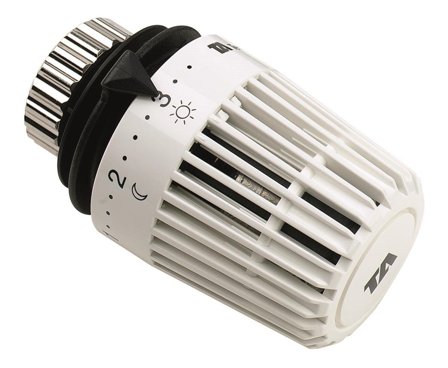 TA TRV 300 Termostaatti valkoinen, sisäänrakennettu anturi 6-23 °C, Lämmitys