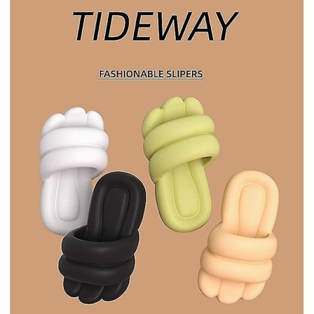 Nyhet Big Foot Slides Anti-halk nudletofflor Tjock sula Mjuk Beach Slides Duschskor