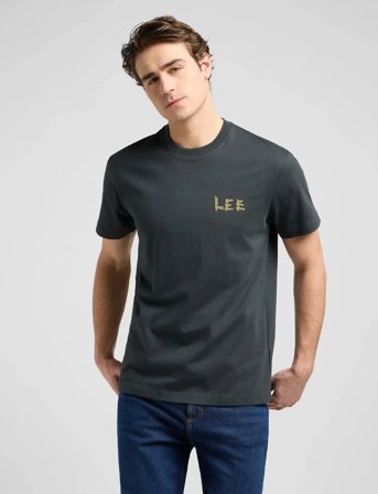 Lee Jeans Relaxed Graphic Tee - Black - L