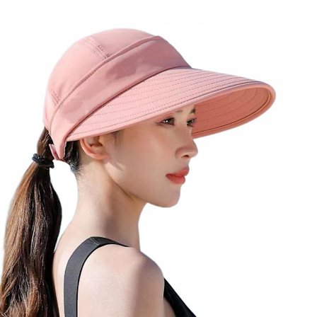 Hatt, Enkel Damhatt Upf 50+ Uv Solskydd Konvertibel Strand Solhatt, Bästa Mors Dag Present till Mamma och Fru (Rosa)