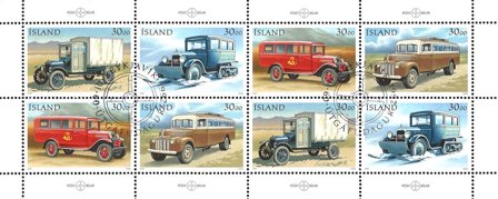 Island 1992 - AFA 762-765 - Stemplet miniark