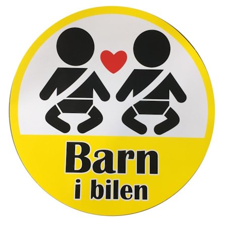 Stickers Barn i bilen 9,5cm