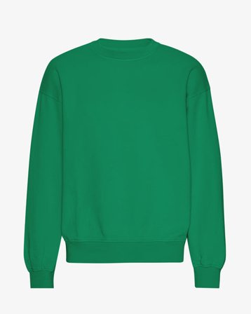 Organic Oversized Crew - Kelly Green
