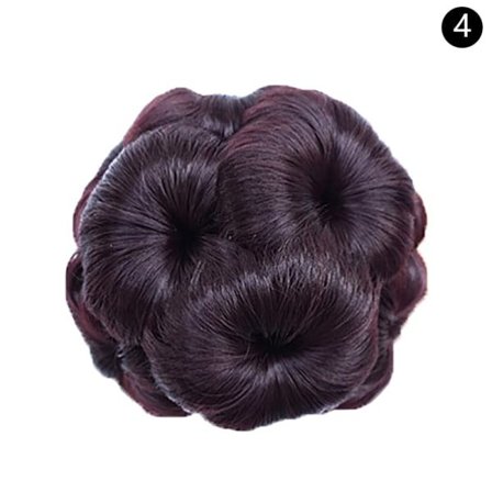 TG Synthesis Claw Clip Chignon Extension Clip Hårstykke krøllete hår 4