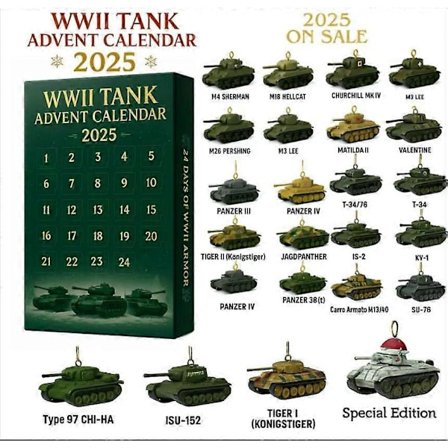 WWII TANK Adventskalender Blind Box-HD (FMY)