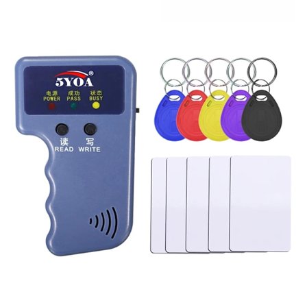 125KHz RFID Programmer Duplikator Copier Writer Reader Writer ID Card Cloner & key
