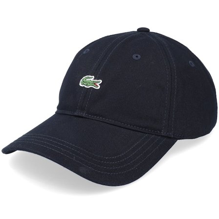 Lacoste - Musta unconstructed Lippis - Small Logo Black Dad Cap @ Hatstore