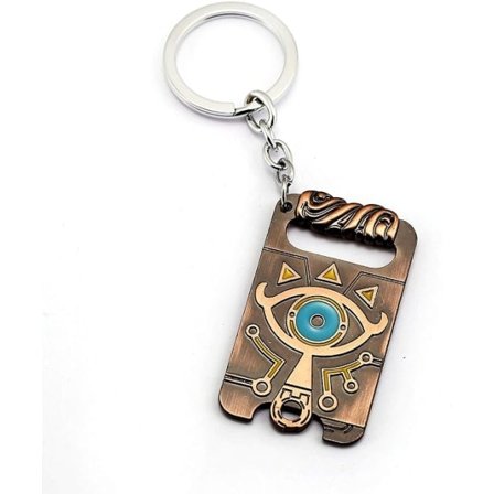 Zelda Nyckelring Metallskylt Zelda Breath of the Wild Nyckelring Zelda Skylt Sköld Nyckelhållare