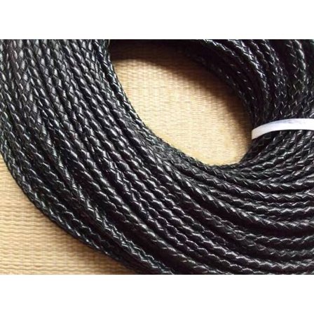 Nahkajohto Tarvikkeet nahkakorujen valmistukseen Punottu johto