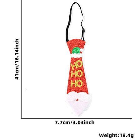 Julklapp för barn Tecknad slips Smycken Julfest Dekoration Snögubbe Älg Icke-knutande Filt Slips