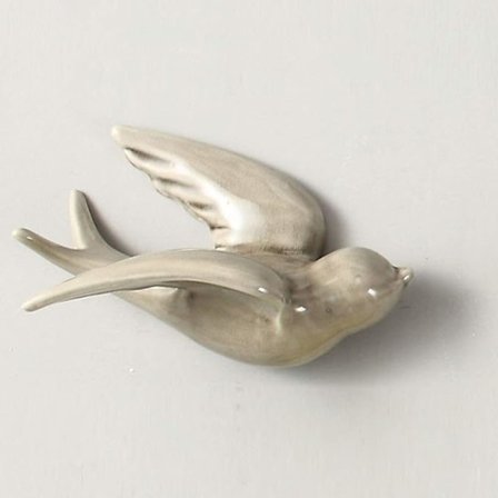 Keramisk vægmontering hængende svaler nordisk dekorative hængende ornamenter til hjemmets vægdekoration