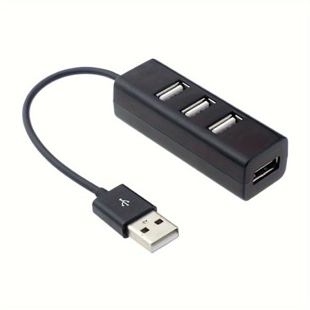 4-ports USB-stik Computer Mus Tastatur Hukommelseskort Uafhængig Switch Universal Hub