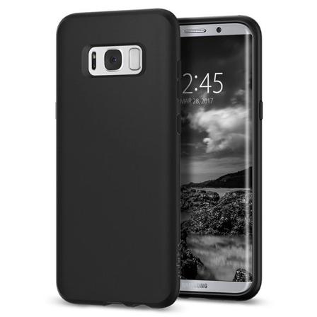 Skal I Gummi, Samsung S8 Matt Svart Svart