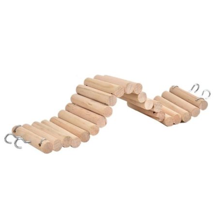 Dubbel användning som klätterstege för husdjur, som en stege för djur