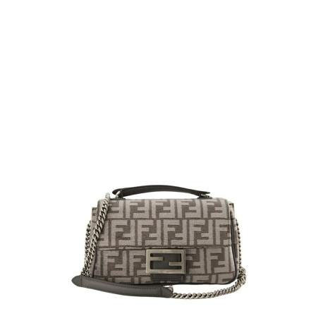 Fendi, Cross Body Bags Grijs, Dames, Maat:ONE Size