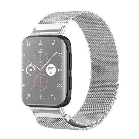 Oppo Watch 2 (46 mm) klockarmband i milanesiskt rostfritt stål - Silver