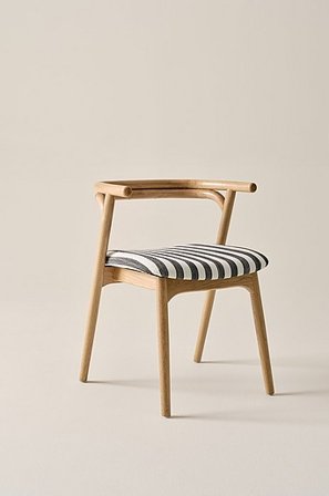 Jotex - Stoel Eiken/wit Bouclé Eiken/wit bouclé - TOLLARP - Koop Eetkamerstoelen & keukenstoelen bij Jotex