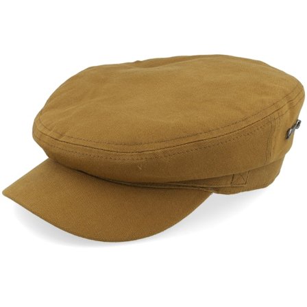 Stetson - Zwart vega Cap - Riders Waxed Cotton Garage Theme Ochre Vega Cap @ Hatstore