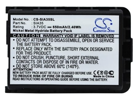 Batteri for SmartPhone, mobil for Siemens A36, A35, A40 etc.