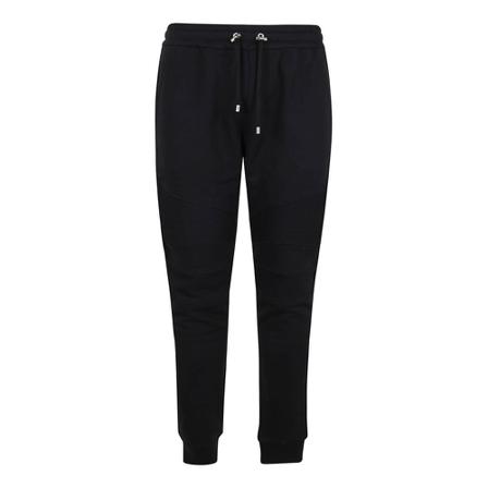 Balmain Flock Sweatpants ECO Design Blå, Herre