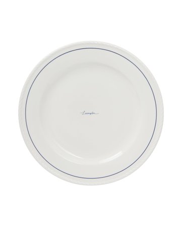 Lexington Porzellanteller (4er-Set), Weiß/Blau