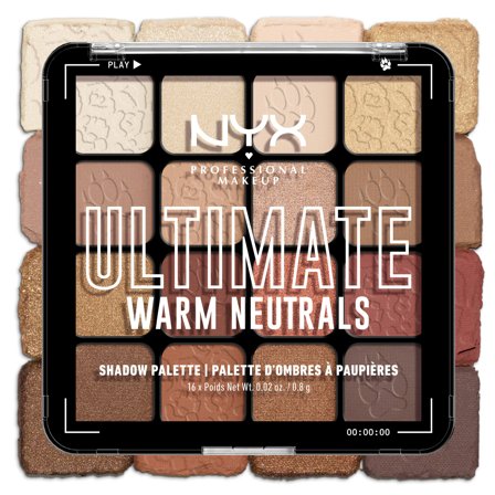 Nyx Professional MakeUp Ultimate Shadow Palette - Warm Neutrals 1pz - Palette occhi
