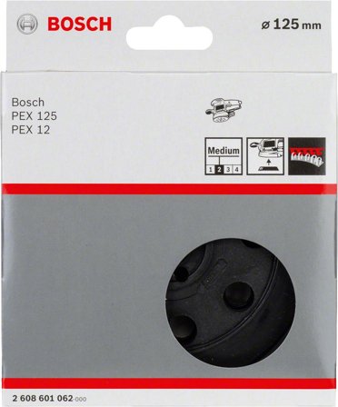 Bosch Sanding Pad 8-holes medium for PEX 12/125/400