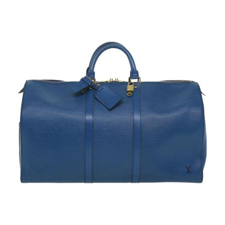 Louis Vuitton Vintage, Weekend Bags Blauw, unisex, Maat:ONE Size