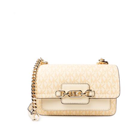 Michael Kors, Heather Crossbody Bag Beige, Dames, Maat:ONE Size