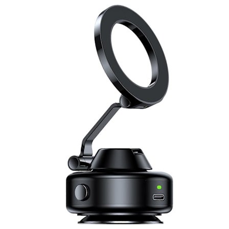 Vikbar Magnetisk Biltelefonhållare Vakuumsugkopp MagSafe Bilfäste för Instrumentbräda Vindruta